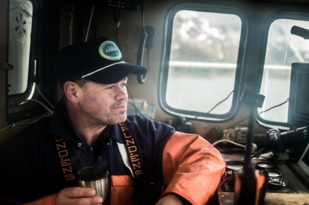 Grundens recreational and commercial fishing clothing line in Norway